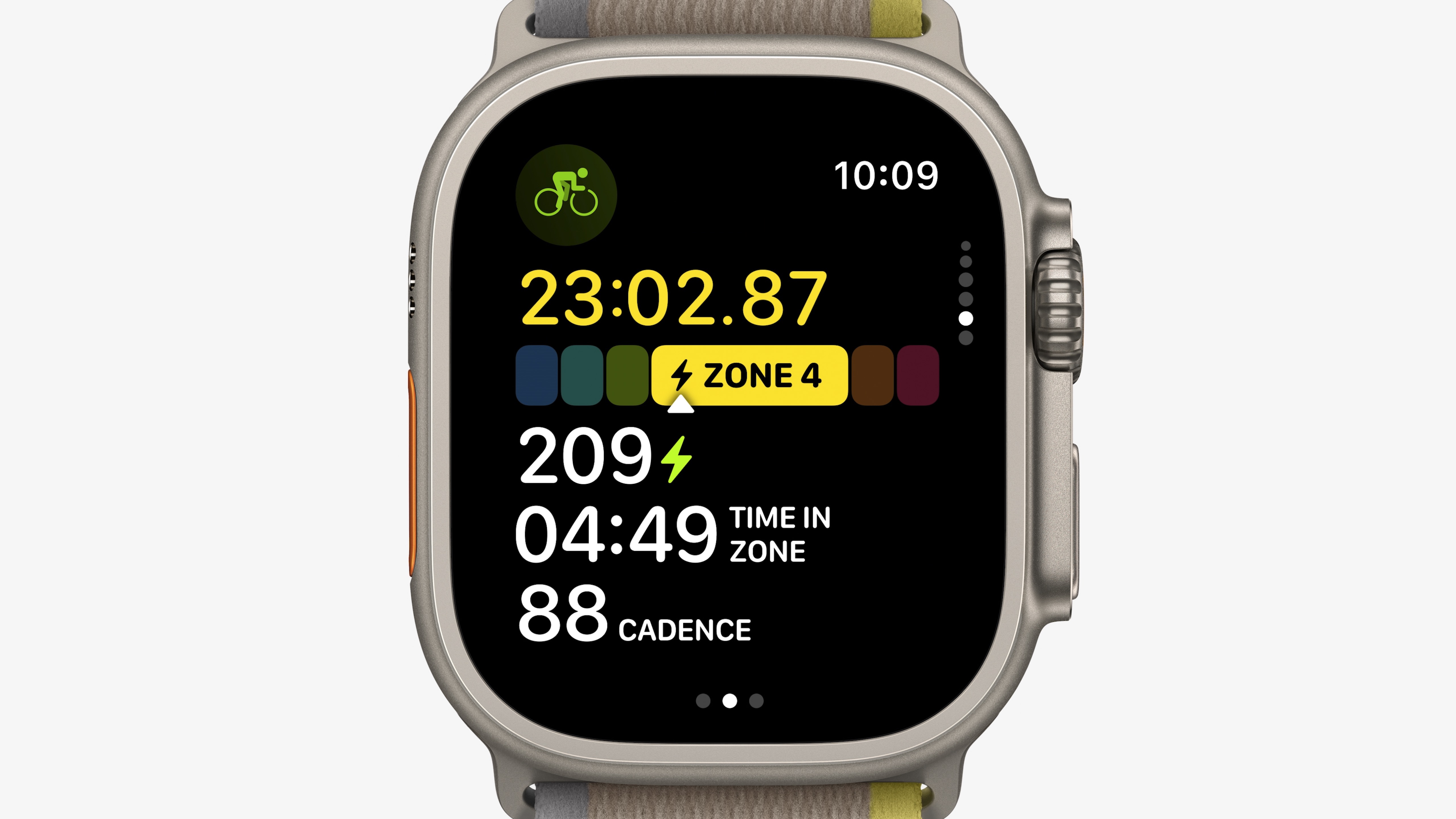 watchOS 10 cycling